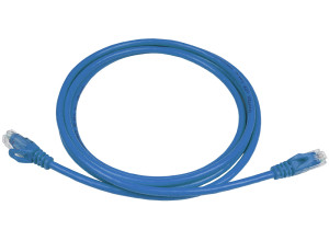 PowerMAX Blue Cat.6 U/UTP T568B Patch Cord (PVC) - with Divider